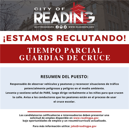 Crossing Guard Flyer Spanish